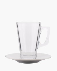 Roosendaal theeglas met schotel 250 ml bedrukken?