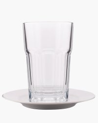 Texas latte macchiatoglas laag met schotel 295 ml bedrukken?