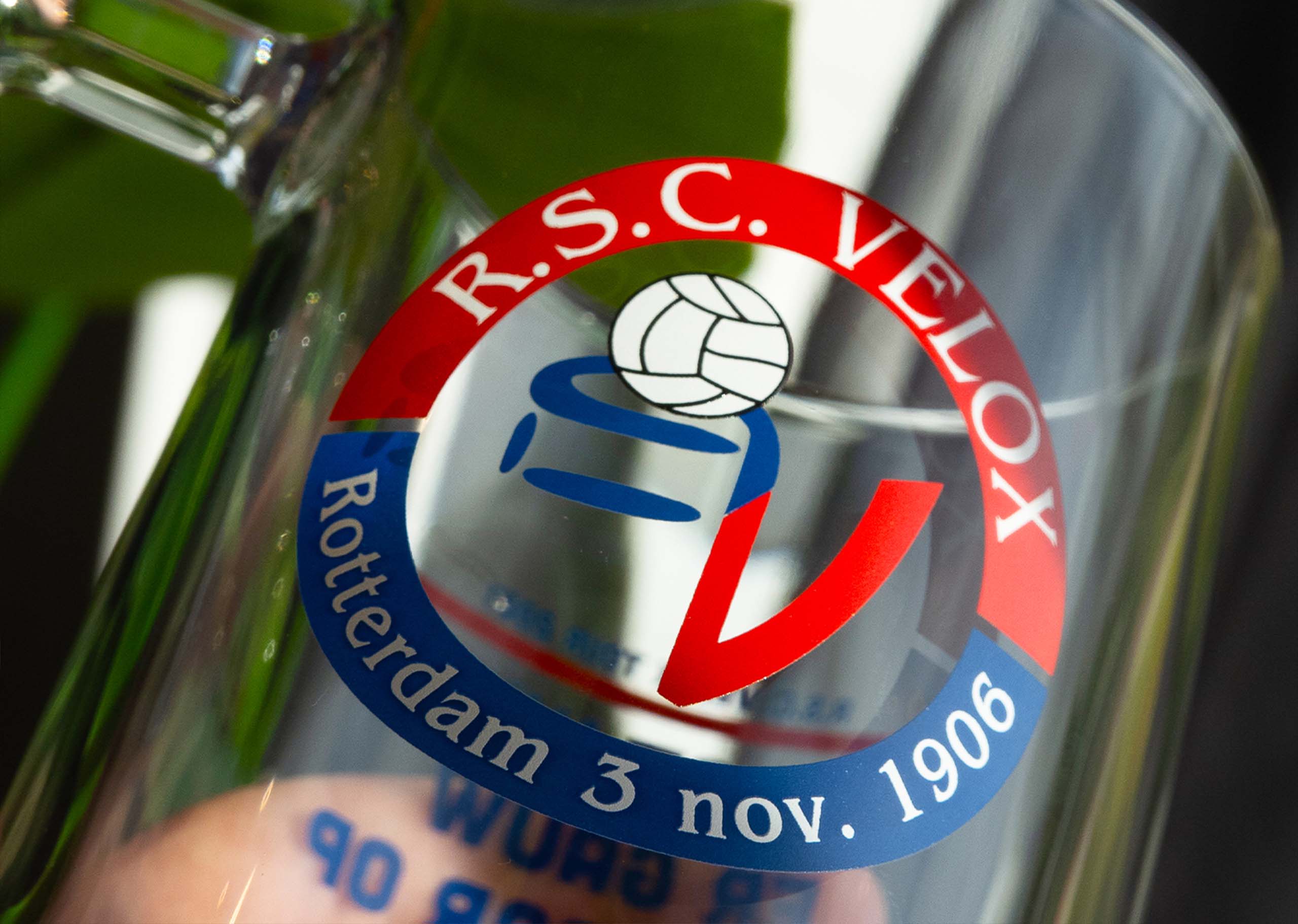 Glaswerk met bedrukking