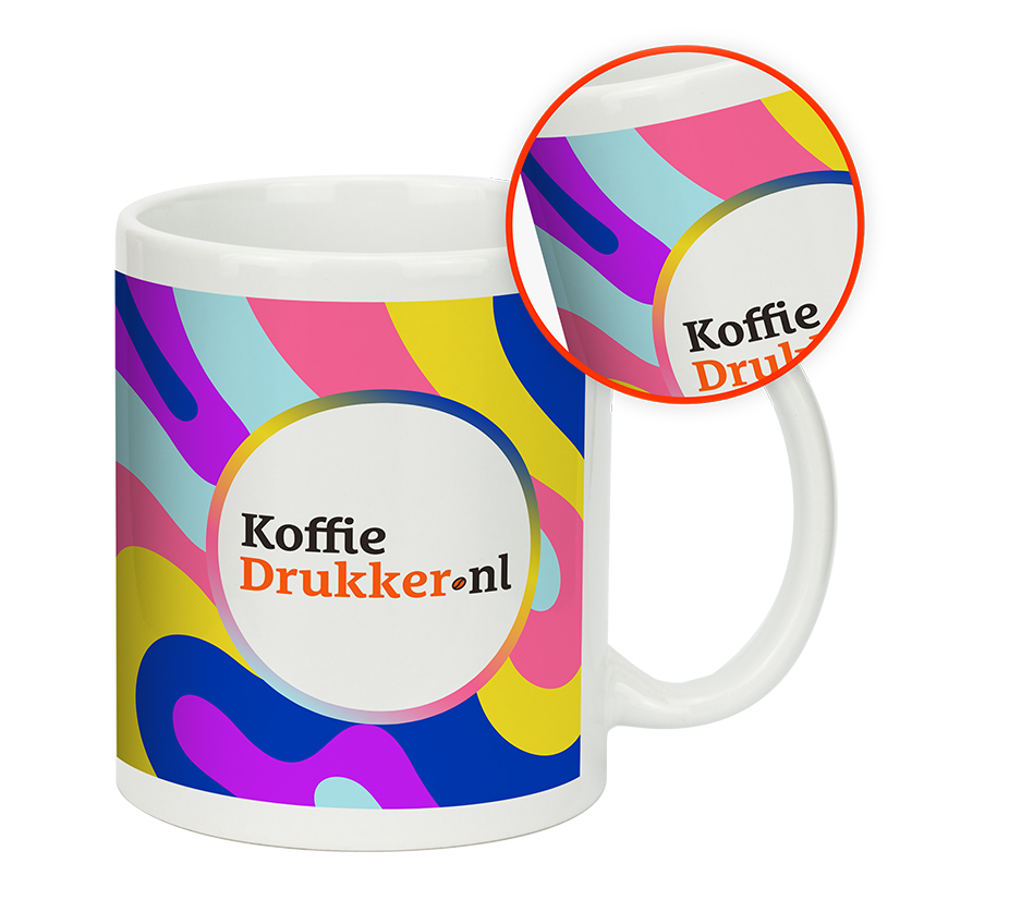 Mok met een full color bedrukking