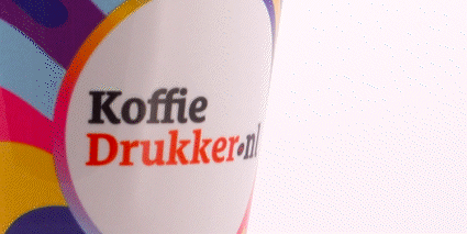 Close-up van een full color bedrukking