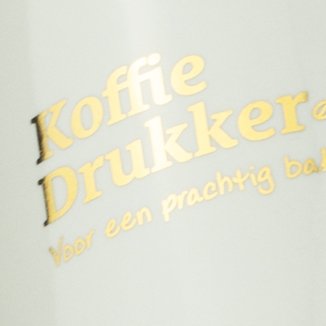 Echt goud op porselein
