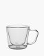 Optie Oskar dubbelwandig glas met oor 265 ml