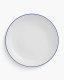 Optie Geneve coupe bord met gekleurde rand 24 cm