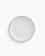 Optie Geneve coupe bord met gekleurde rand 15 cm