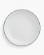Optie Geneve coupe bord met gekleurde rand 24 cm