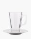 Optie Roosendaal theeglas met schotel 250 ml