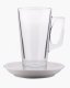 Optie Roosendaal theeglas met schotel 380 ml