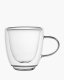 Optie Lato dubbelwandig glas met oor 160 ml
