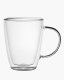 Optie Lato dubbelwandig glas met oor 250 ml