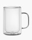 Optie Migo dubbelwandig glas met oor 300 ml