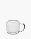 Optie Thigo dubbelwandig glas met oor 85 ml