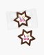 Optie Gingerbread koekjes ster chocolade zeezout 8,6 g