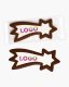 Optie Gingerbread koekjes vallende ster chocolade zeezout 16 g