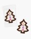 Optie Gingerbread koekjes kerstboom chocolade zeezout 8,7 g