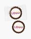 Optie Gingerbread koekjes rond chocolade zeezout 9 g